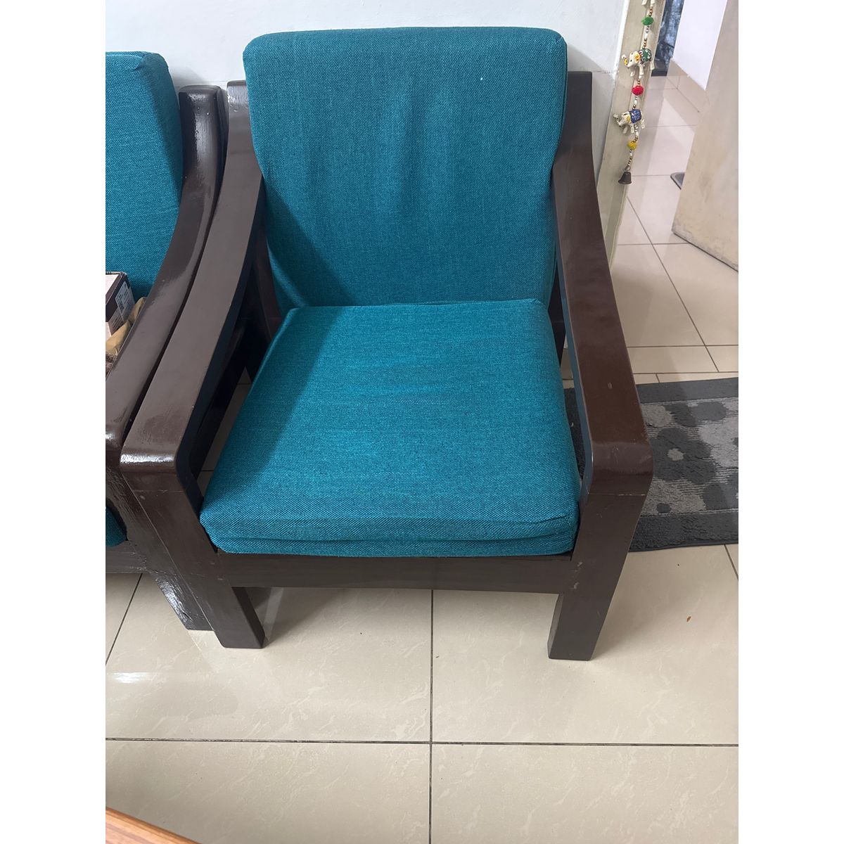 4-Seater Sofa Set with Central Table