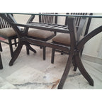 6-Seater Glass Top Dining Set - used dining set in Delhi - photo 4