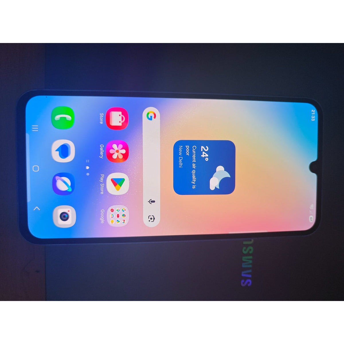 Samsung Galaxy A34 Smartphone, Blue - used electronics in Delhi - photo 1