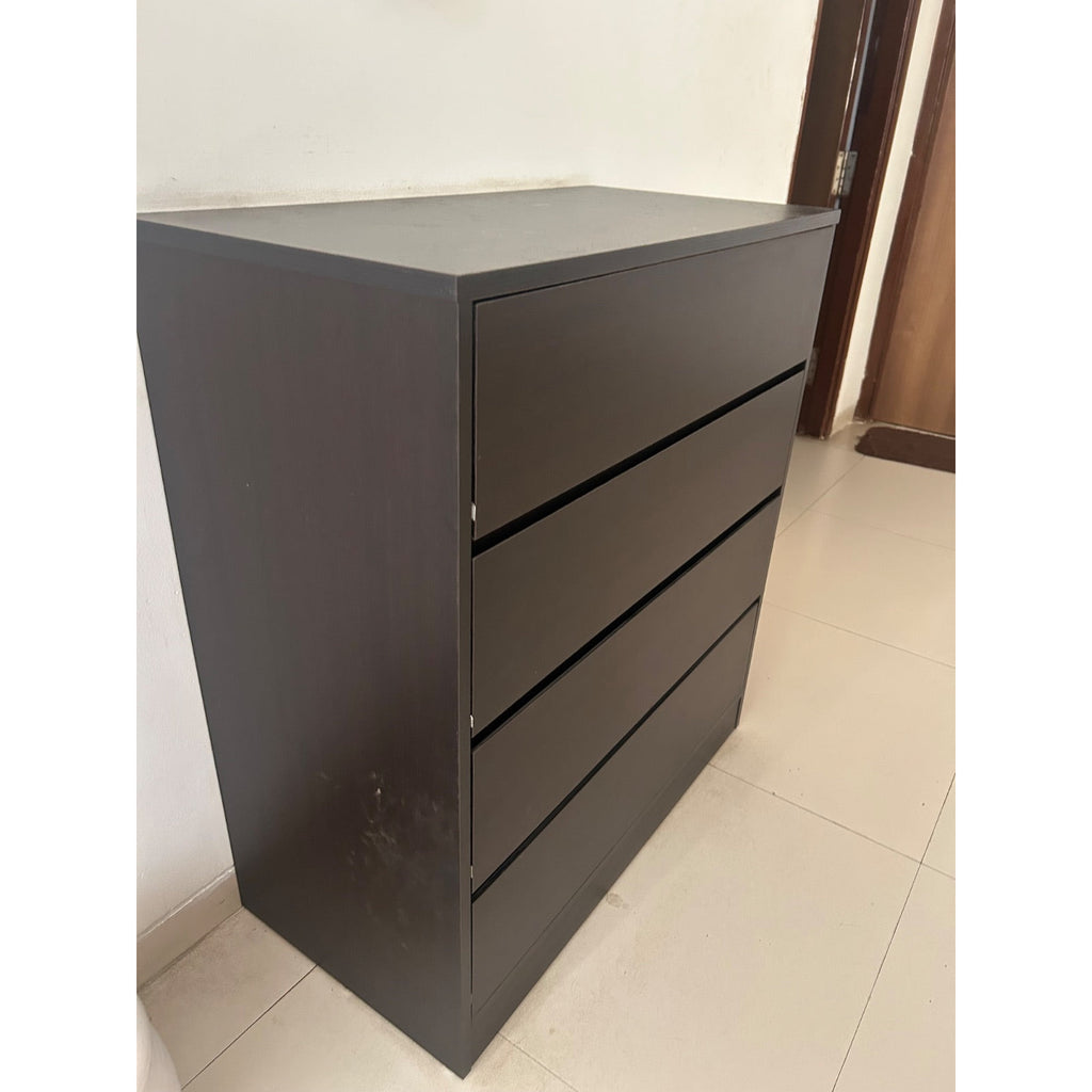 Pepperfry 4-Drawer Chest, Wenge - used chest of drawers in Gurugram - photo 3
