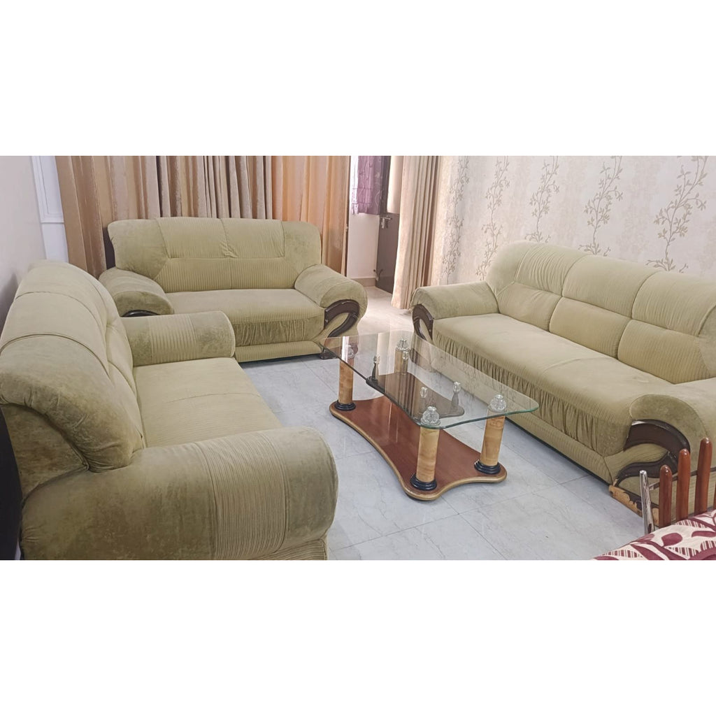 Light Green 3+2+2 Sofa Set - used living-room in Delhi - photo 2