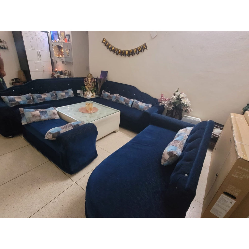 Navy Sofa Set - used living-room in Delhi - photo 10