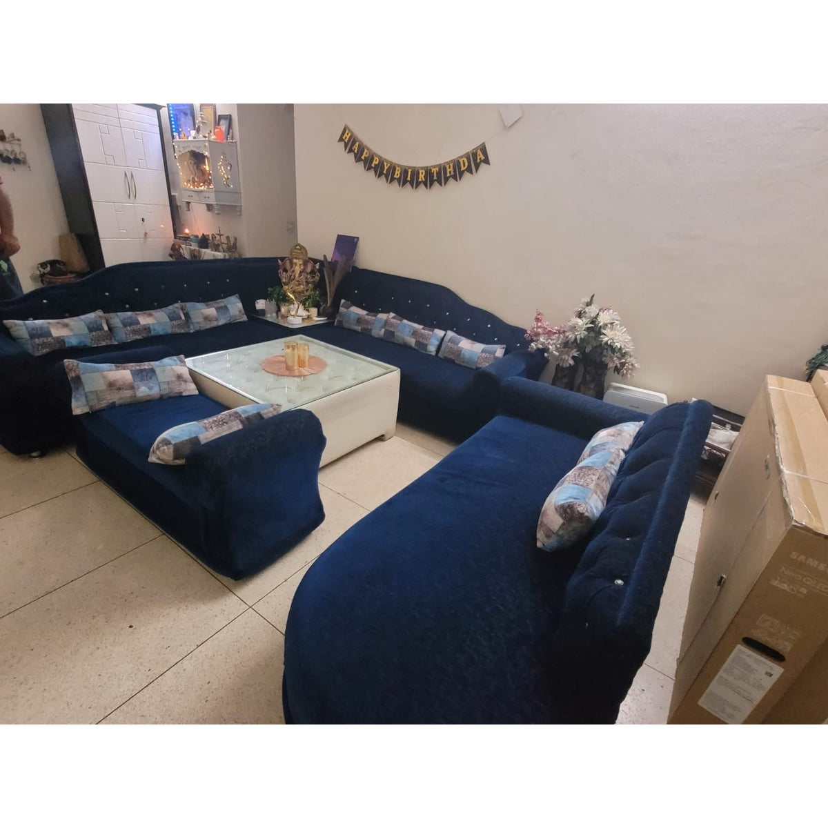 Navy Sofa Set - used living-room in Delhi - photo 10