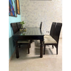 Solid Wood Dining Set - left