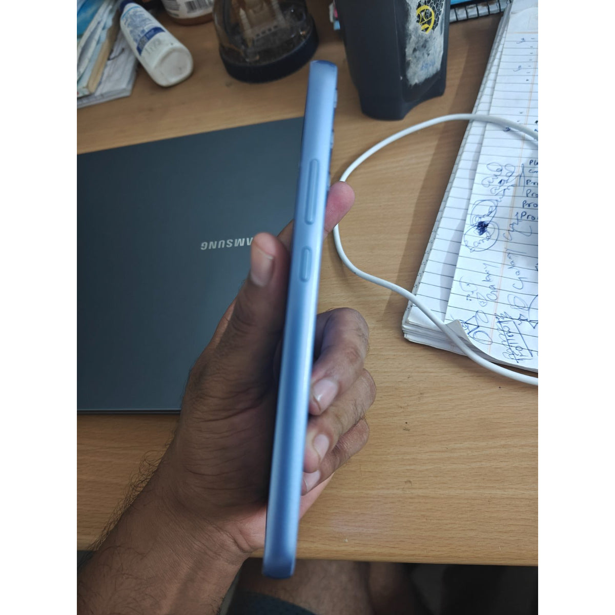 Samsung Galaxy A34 Smartphone, Blue - used electronics in Delhi - photo 5