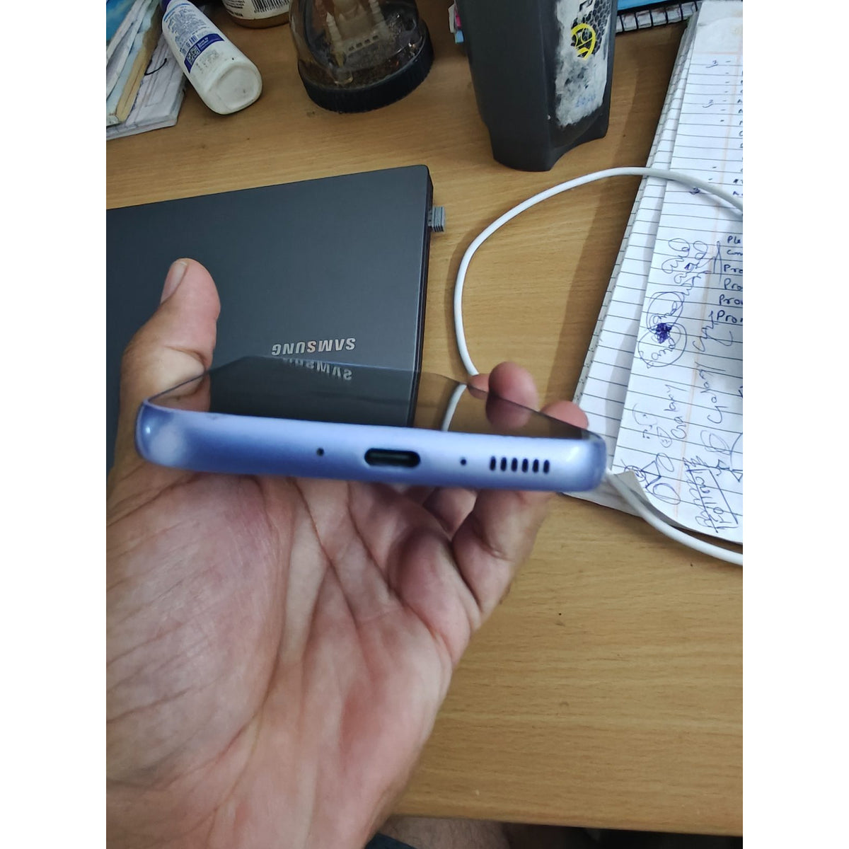 Samsung Galaxy A34 Smartphone, Blue - used electronics in Delhi - photo 4
