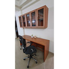 Twin Desk, Wall Cabinet and 2 Chairs - used office furniture in Noida - photo 1