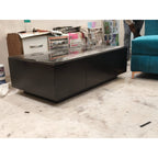Black Glass Top Centre Table - used living room in Delhi - photo 2