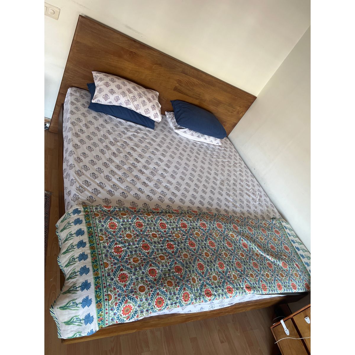 West Elm Anton Solid Wood Bed King Size - Additional View