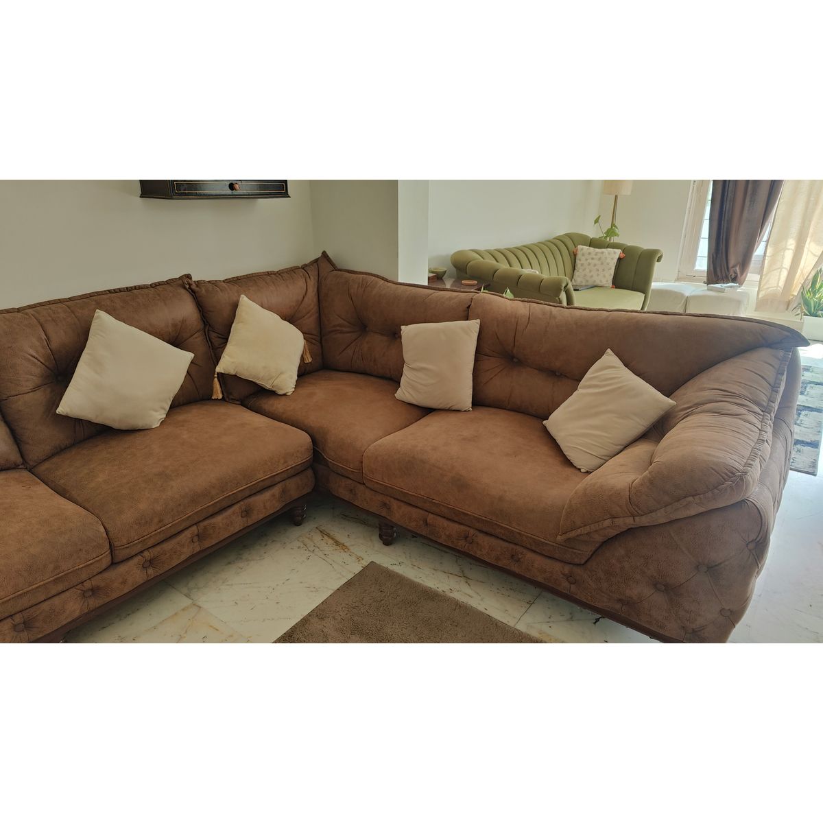 L-Shape Sofa front view