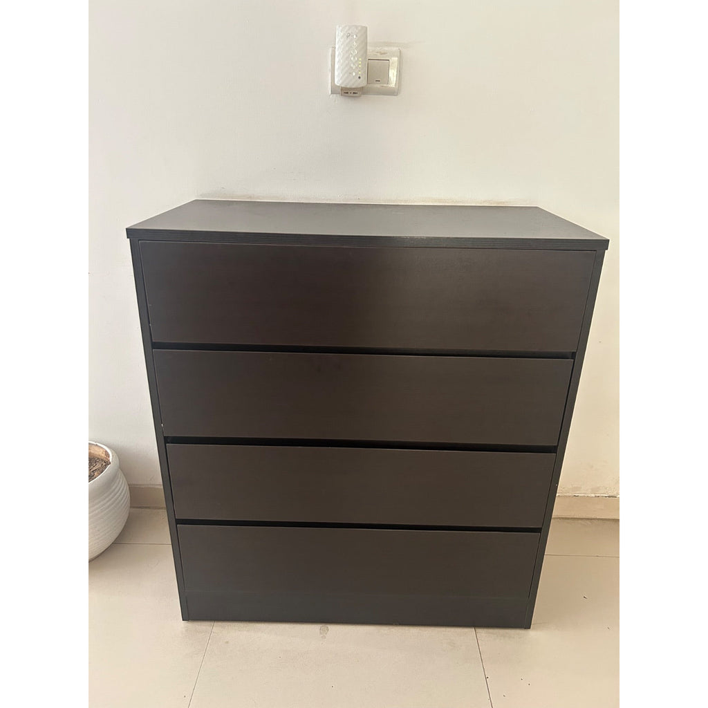 Pepperfry 4-Drawer Chest, Wenge - used chest of drawers in Gurugram - photo 2