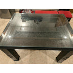 Glass Top Dining Set with Bench - used dining in Delhi - photo 5