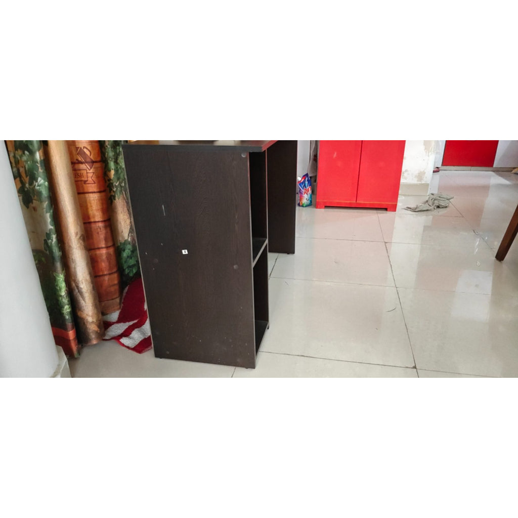 Wenge Engineered Wood Study Desk with Shelves - used Study & Office in Noida - photo 2