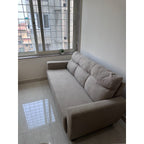 Beige 3+2+1 fabric sofa set - used living room in Delhi - photo 7