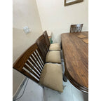 6-Seater Wooden Dining Table Set - used dining set in Delhi - photo 1