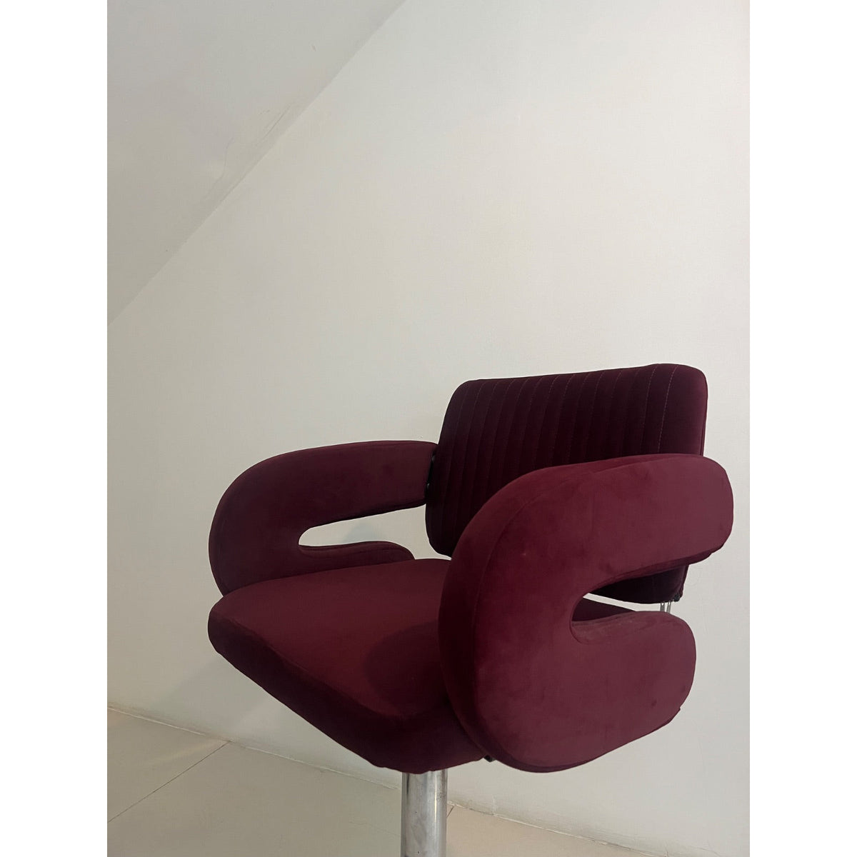 Burgundy Bar Chairs, Set of 2 - used living-room in Gurugram - photo 4