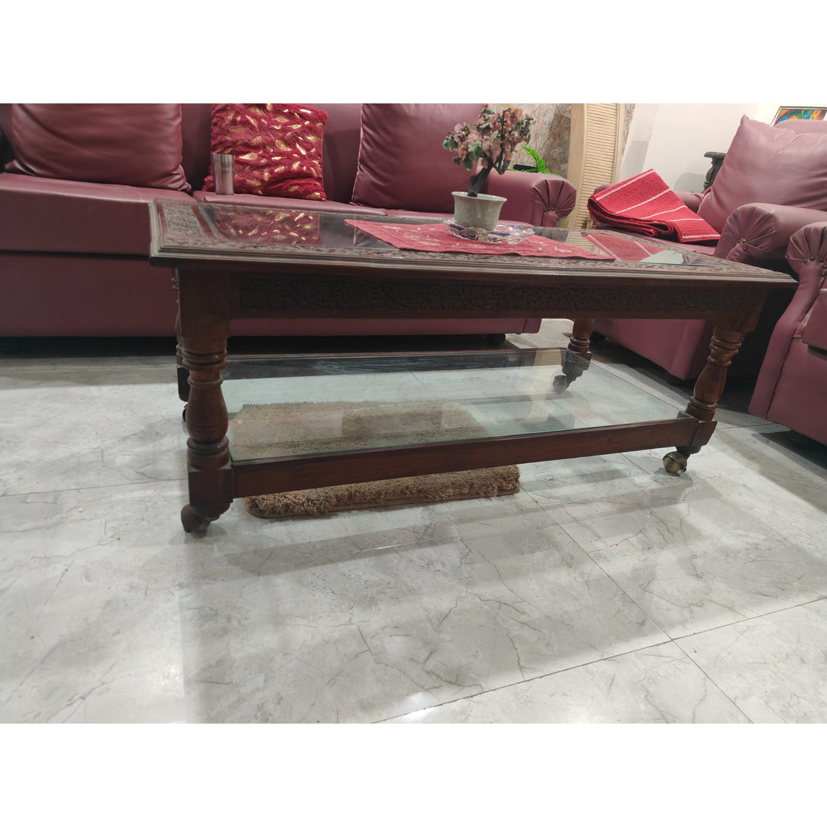 Sheesham Centre Table - used living room furniture in Ghaziabad - photo 3