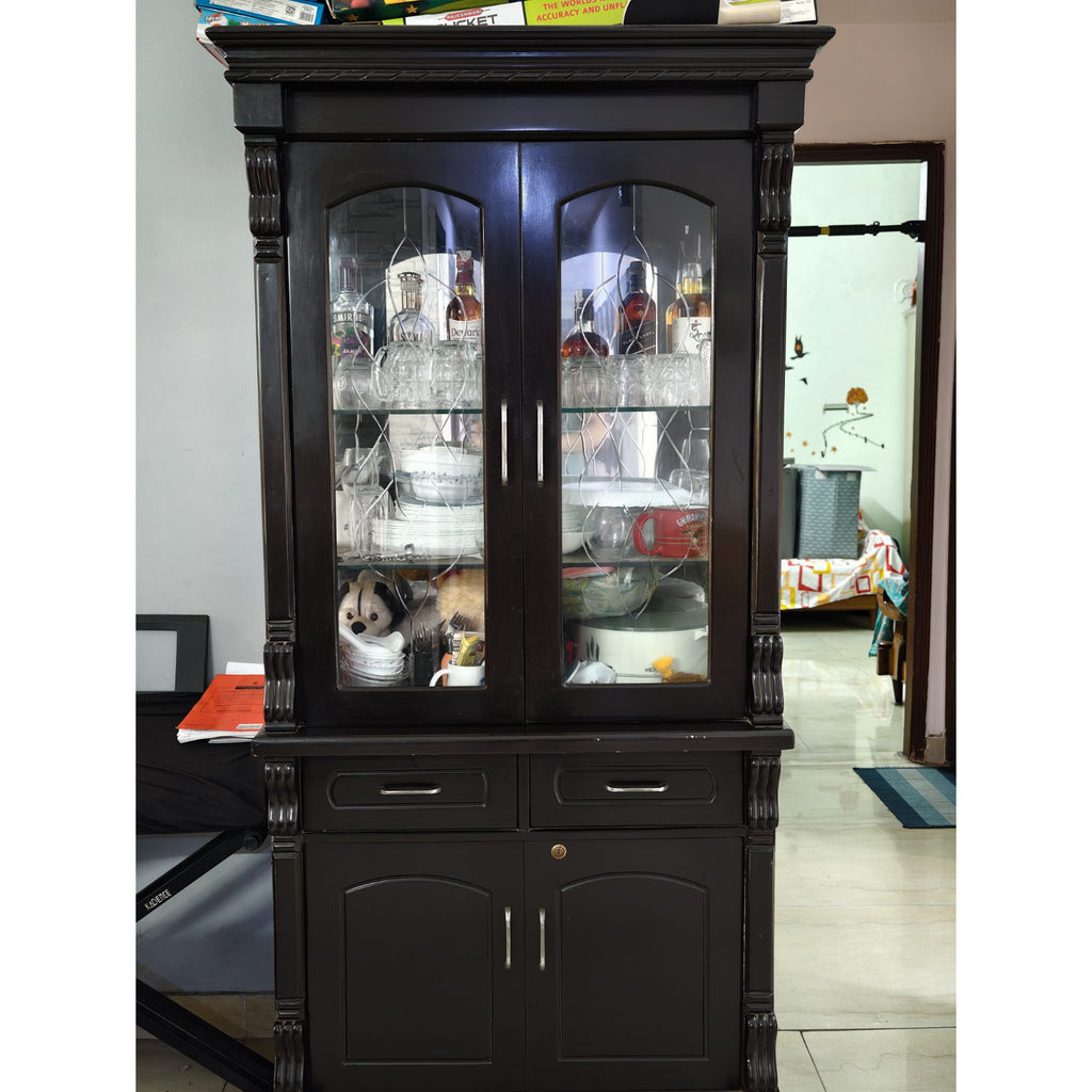 Solid Wood Crockery Unit - used crockery unit in Noida - photo 1