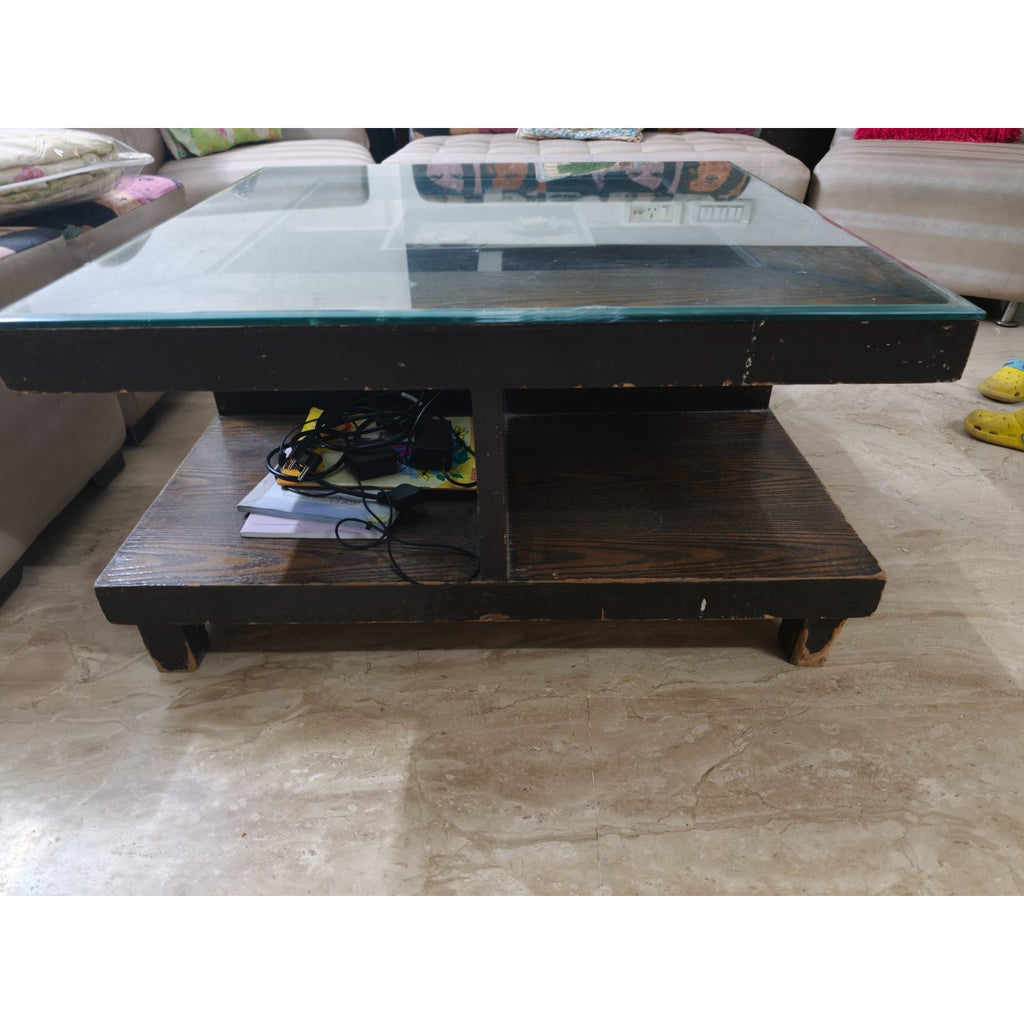 Square Glass-Top Centre Table - used living-room in Delhi - photo 5
