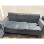 Grey Fabric 3+2 Sofa Set with Coffee Table - used living-room in Delhi - photo 5