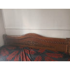 Wooden Double Storage Bed with Mattress - used bedroom in Noida - photo 5