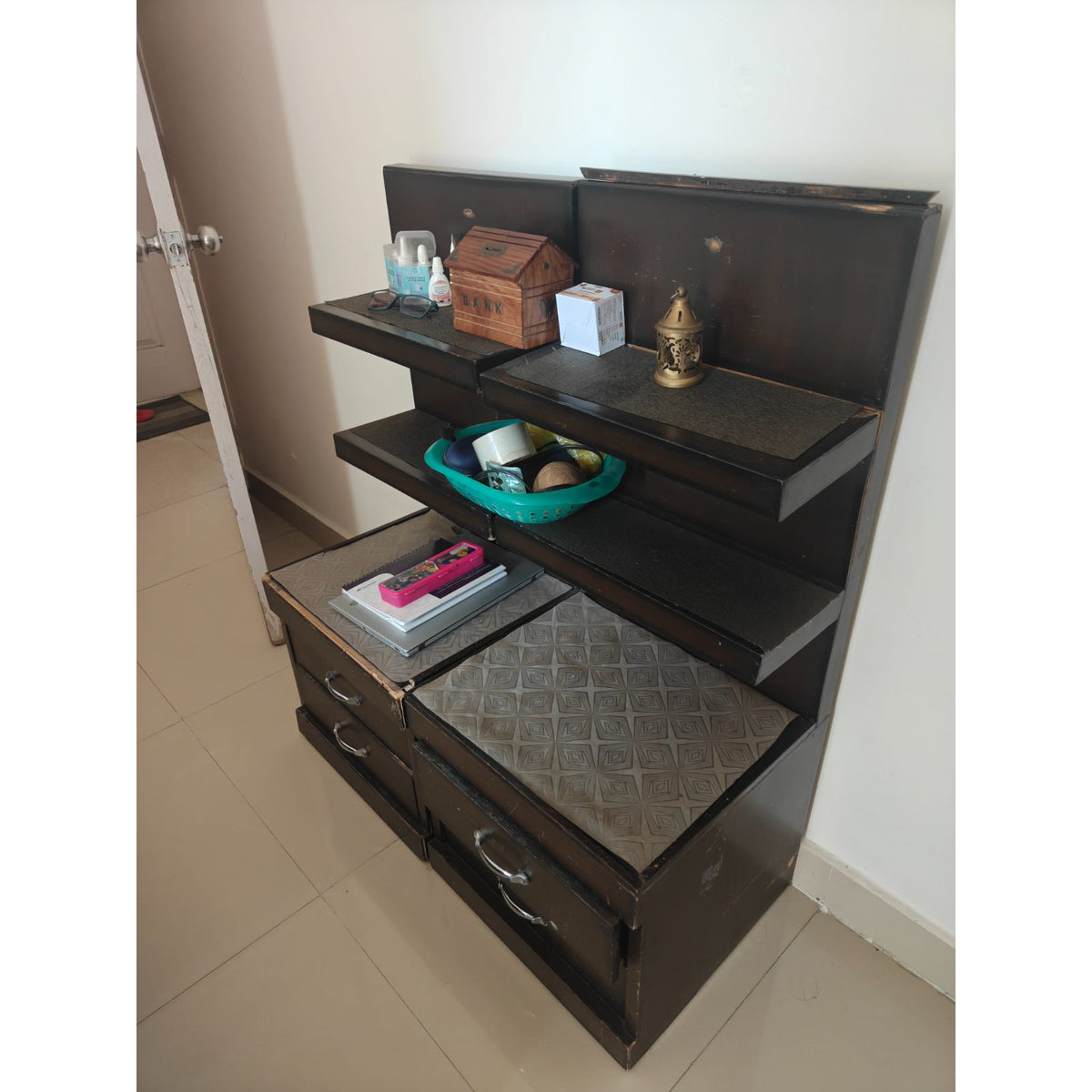 Wooden Double Bed - used bedroom in Noida - photo 3