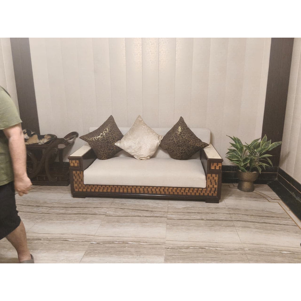 10-Seater Wooden Frame Sofa Set - used sofa in Gurugram - photo 1