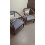 Mango Wood Sofa Chairs (Set)