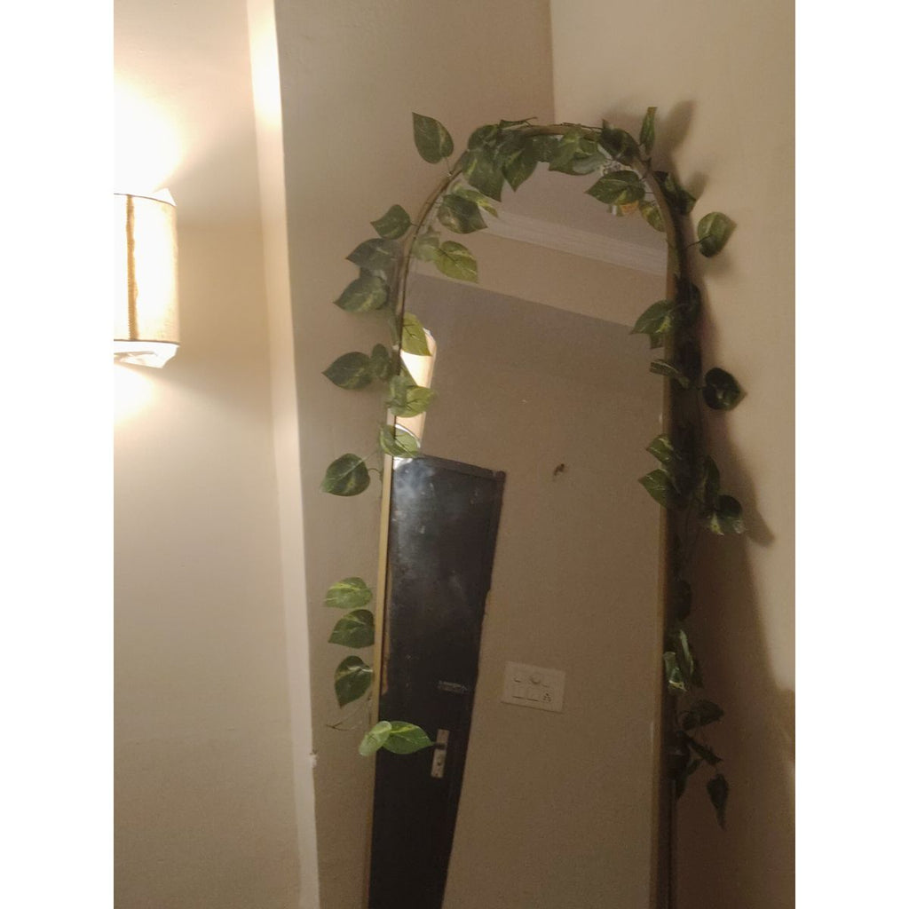 Full Length Mirror with Golden Border - Additional View