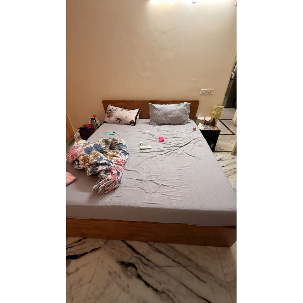 Wakefit Queen Size Bed + Memory Foam Mattress (78×60 inch)