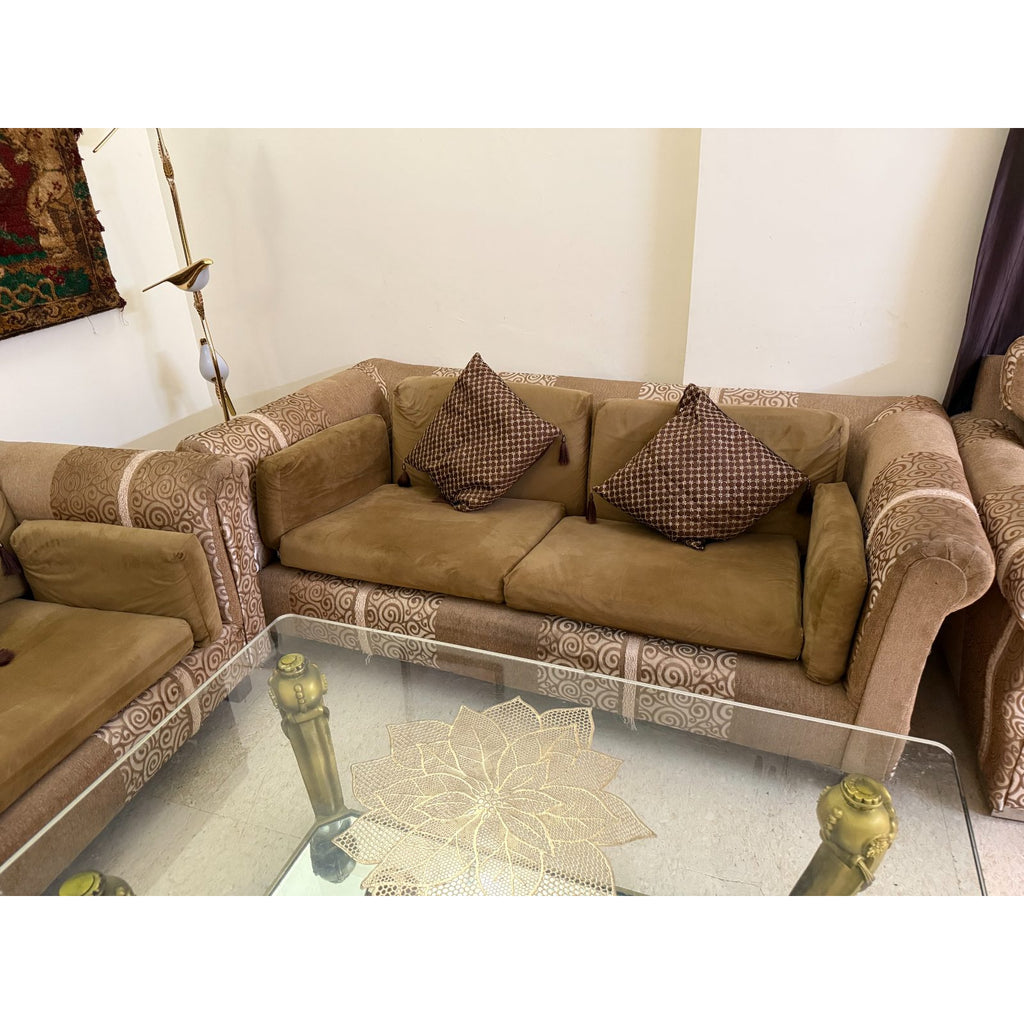 3+2 Seater Fabric Sofa Set - used living-room in Gurugram - photo 2