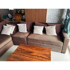 Pepperfry L-Shape 6 Seater Sofa - front view