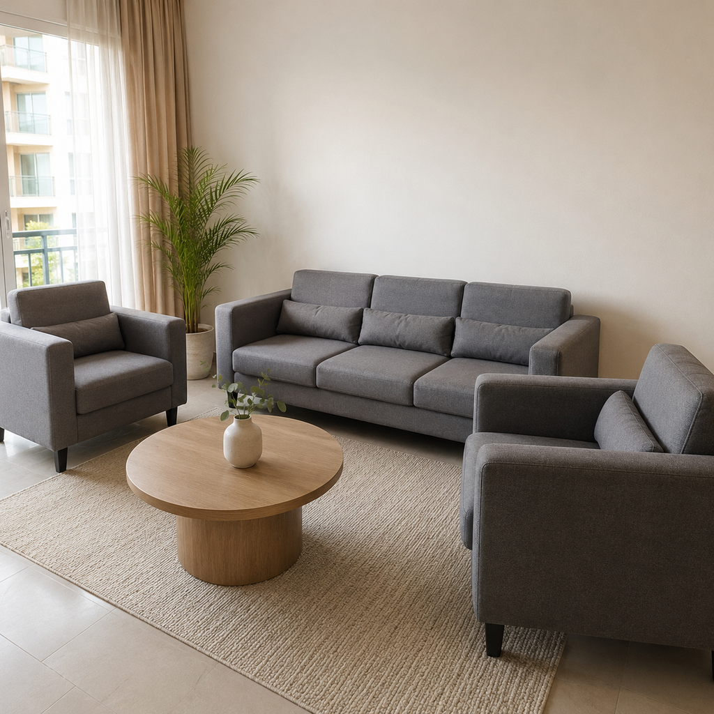 Wakefit SnoozePro Sofa Set (3+1+1)